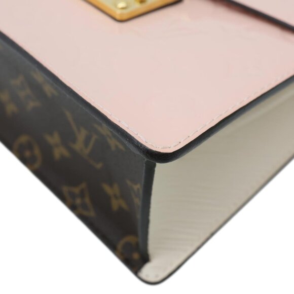 Louis Vuitton Spring Street Monogram Vernis Leather Shoulder Bag Rose Ballerine - Picture 7 of 12